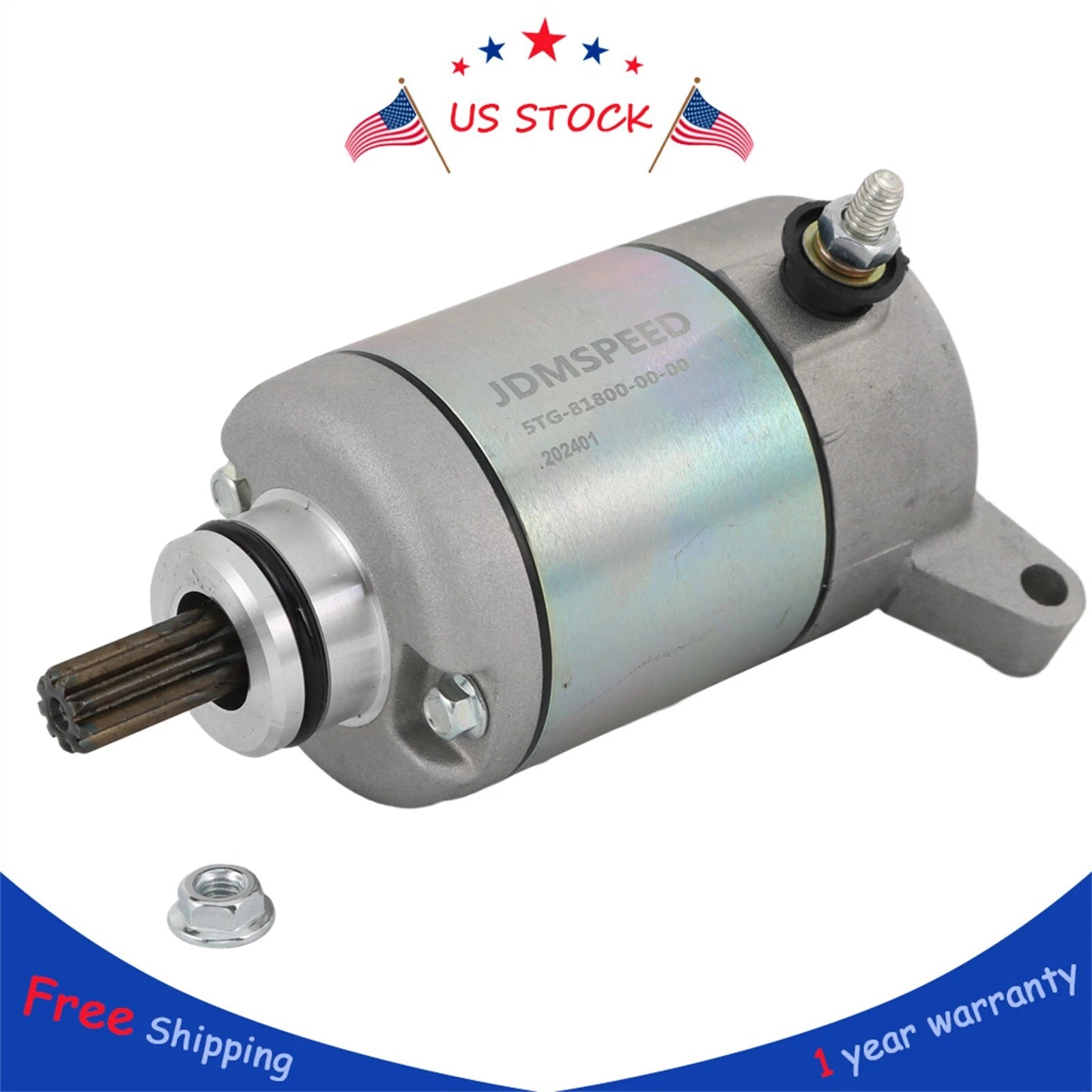 Starter for Yamaha (5TG-81890-00-00, 5TG-81800-00-00)
