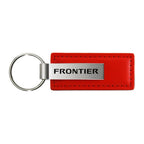 Red Leather Keychain - Officially Licensed for Nissan Frontier
