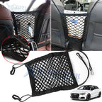 Elastic Mesh Car Seat Storage Net Bag Holder for Audi (A3–A6, 2010–2016)