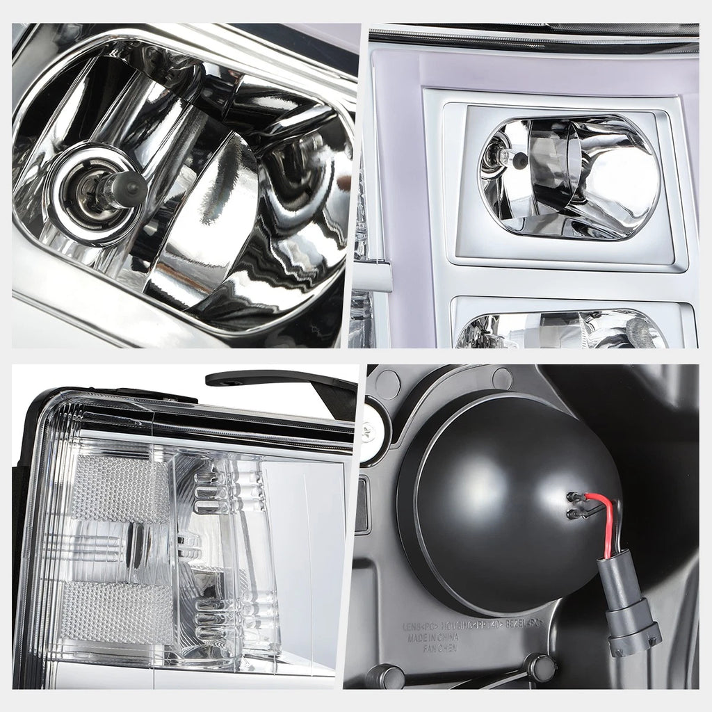 OE Style LED DRL Headlight Lamp for Chevy Silverado 1500-3500 (2007–2014)