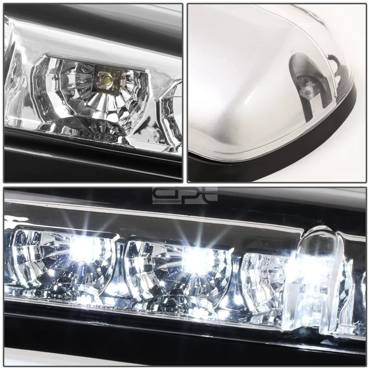 3X White LED Cab Roof Running Light Lamp for Silverado Sierra (2002–2007)