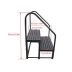 2 Step RV Stairs for RVs (660 Lbs Load Capacity)