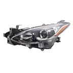 Left Driver Side Headlight for Mazda 3 Hatchback/Sedan (2014–2016)