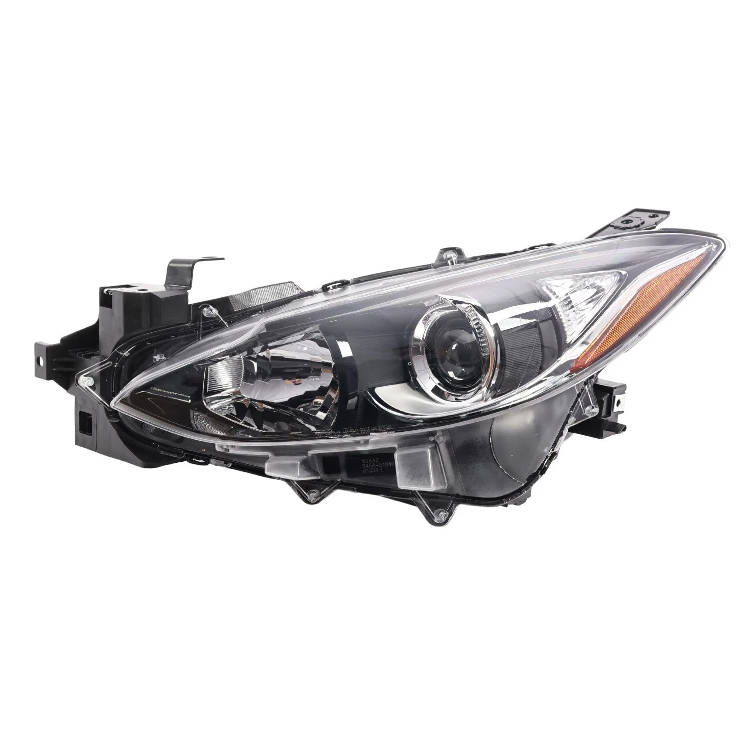Left Driver Side Headlight for Mazda 3 Hatchback/Sedan (2014–2016)