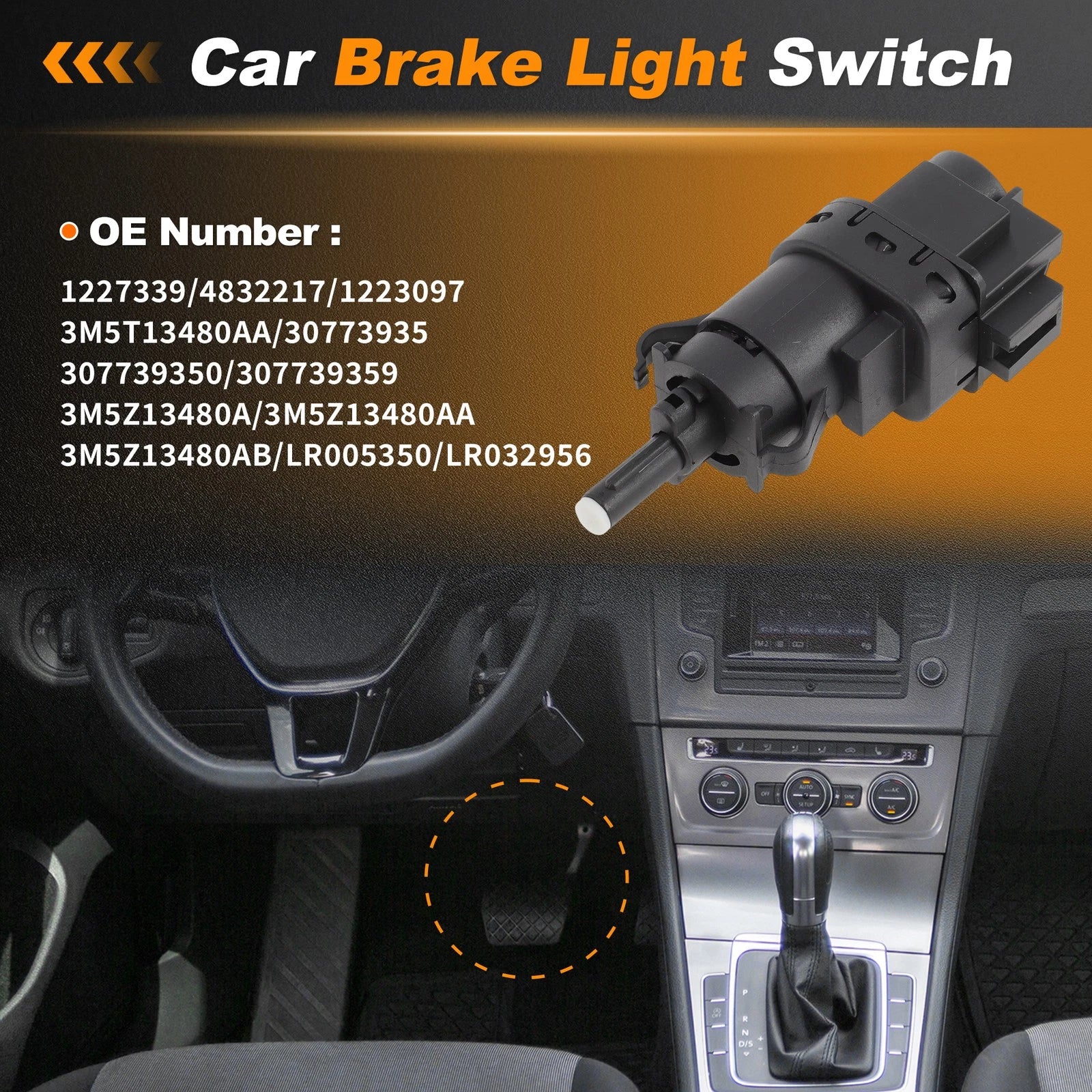 Brake Light Switch for Ford Fiesta (2011–2019) 1227339