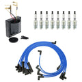 Set of 8 Hitachi Ignition Coils & NGK V-Power Spark Plugs for K1500 K2500 (1996–2000)