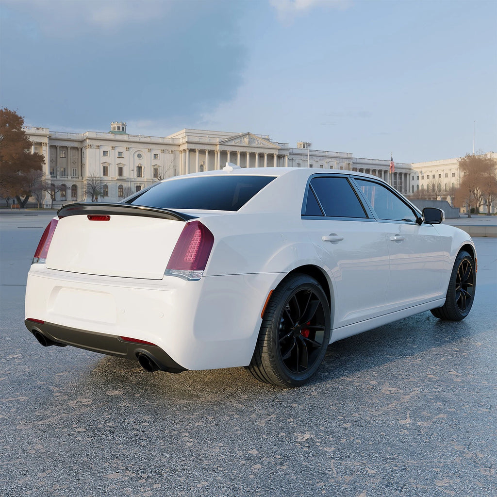 Trunk Spoiler Wing Lip for Chrysler 300 300S 300C (2011-2023) Glossy Black
