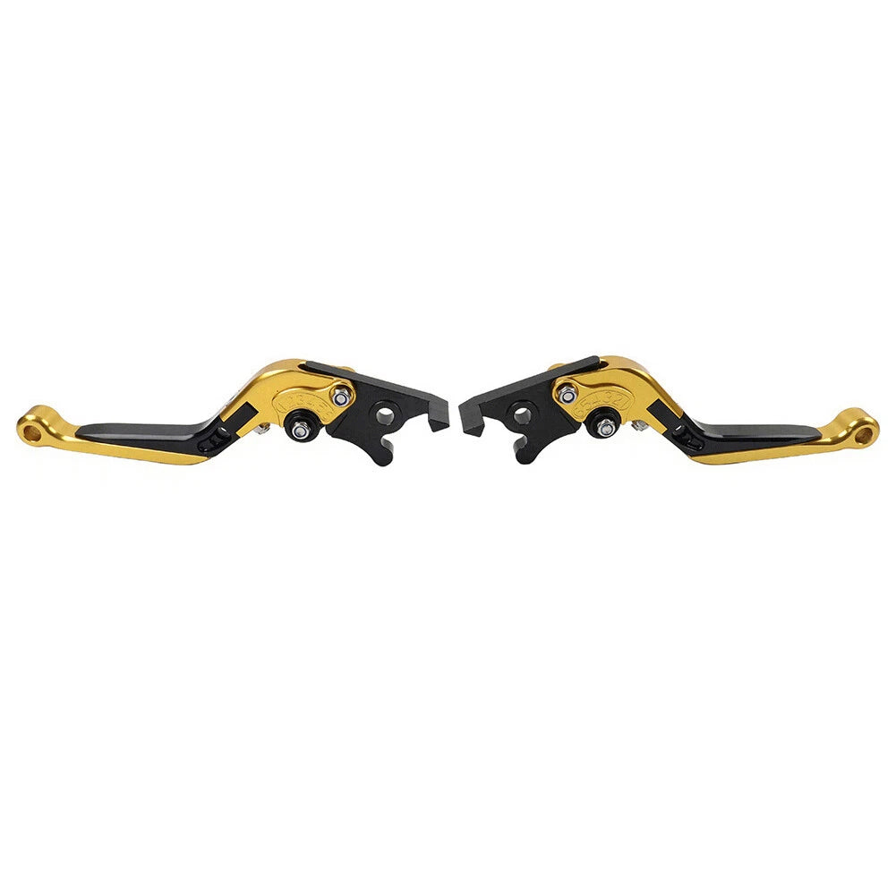 CNC Extendable Brake Clutch Levers for Yamaha YZF R3 R25 MT-03 (2015–2023) Gold