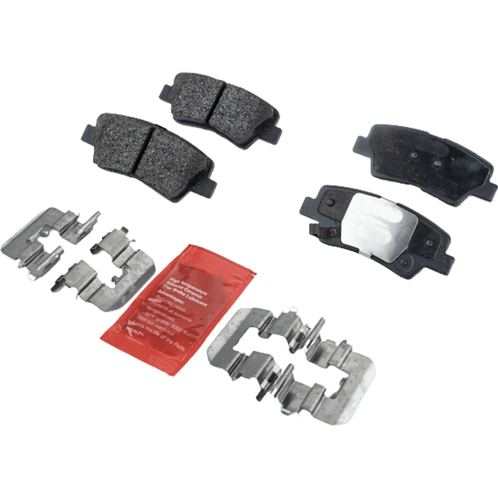 Rear Brake Disc Rotors and Pads Kit for Kia Soul (2010–2013)