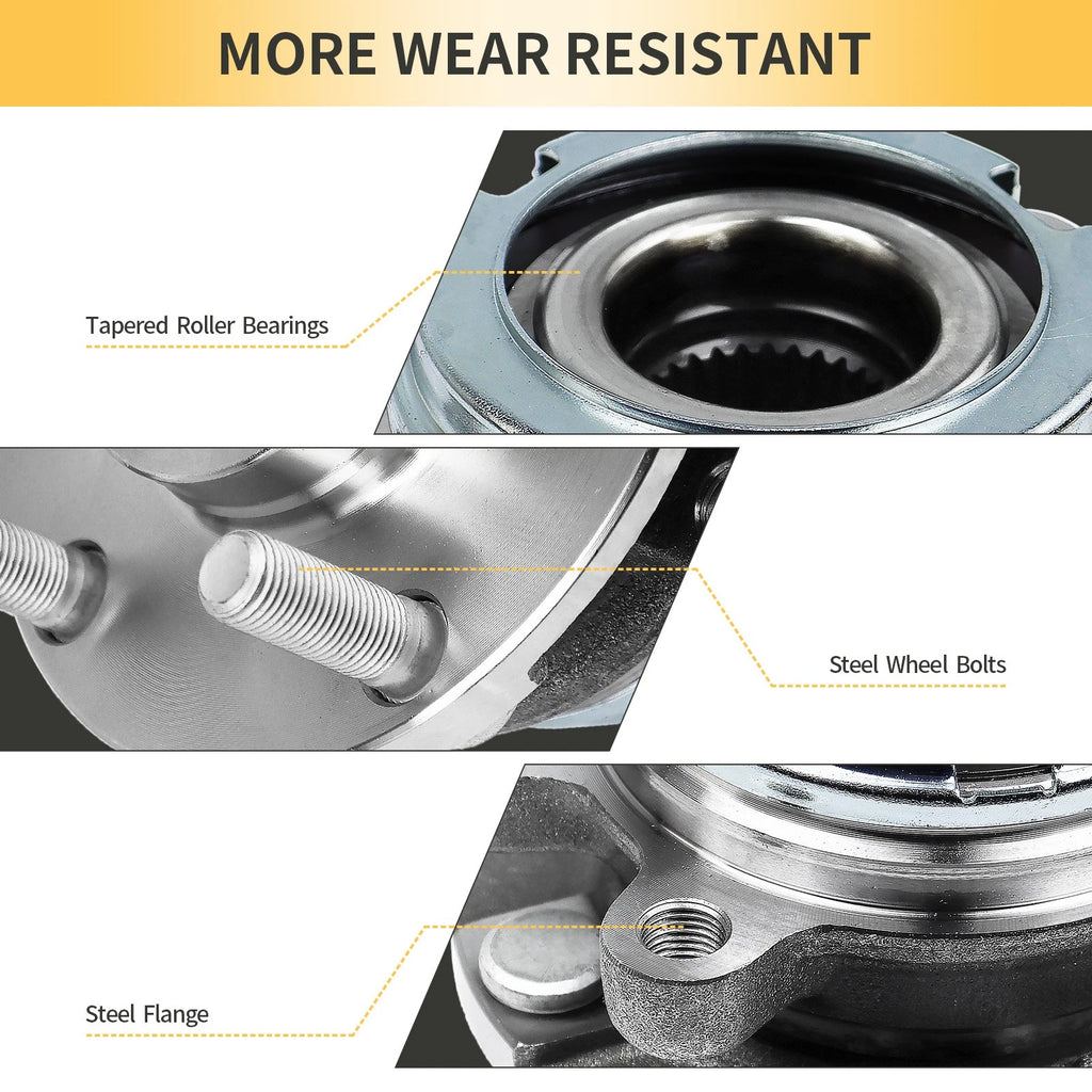 Front Wheel Bearing and Hub Assembly for Nissan Maxima Altima (2013-2018)