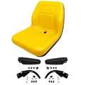 Yellow Uni Pro Bucket Seat with Armrests for John Deere (Replaces 7947)