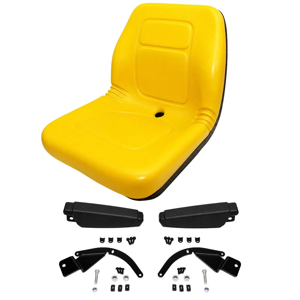 Yellow Uni Pro Bucket Seat with Armrests for John Deere (Replaces 7947)