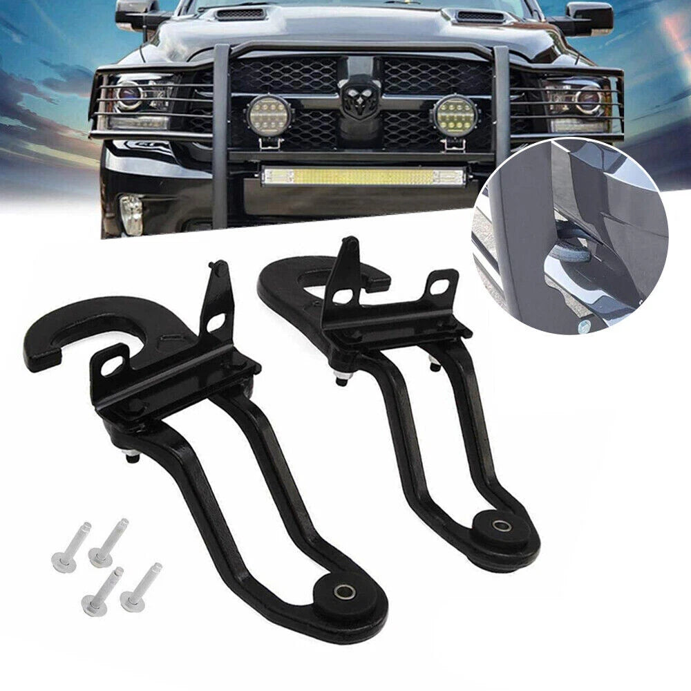 Front Tow Hooks Heavy Duty for Dodge Ram 1500 (2009–2019) #82210967 #68196982AA