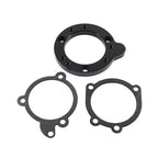 Black Air Filter Cleaner Adapter Plate for Harley CV & S&S Super E Carb
