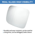 Right Side Wing Door Mirror Glass for VW Transporter T5, Caddy (2004–2015) No. 7E0853522