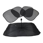 Set of 5 Front Window Sun Shade Visor Cover for Universal Fit