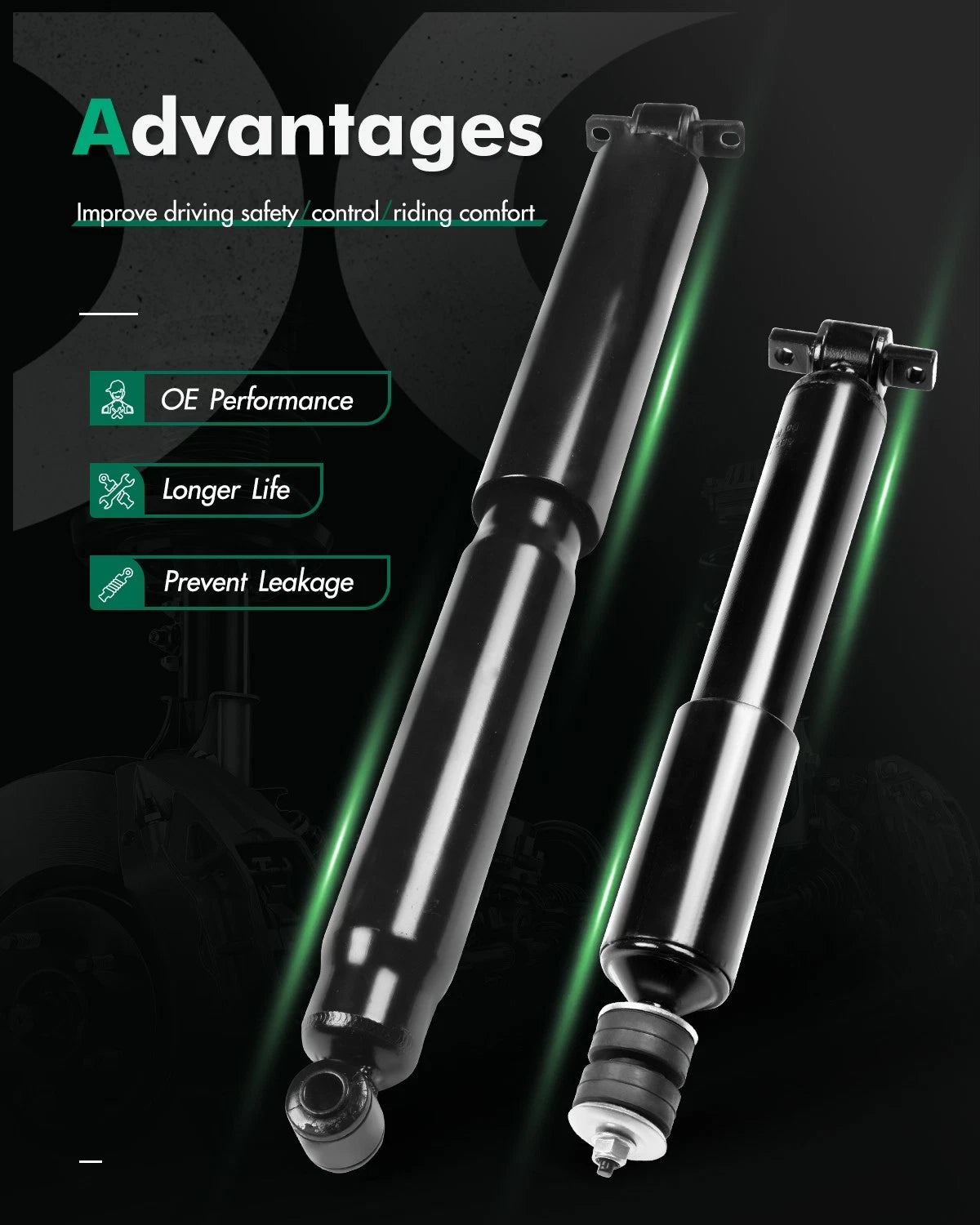 Full Set Shocks Struts for Chevrolet Express 2500 (2003–2013)