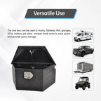 Black Aluminum Tool Box for Pickup Truck (33"x18.9"x18")