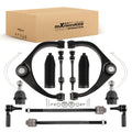 Front Control Arms with Ball Joints and Tie Rods for Dodge Ram 1500 (2009–2012)