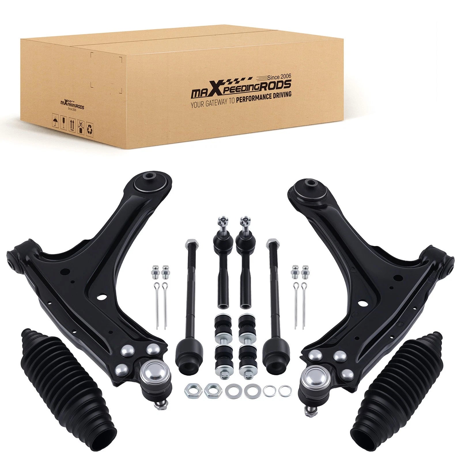 Front Lower Control Arm Tie Rod Sway Bar for Chevy Malibu Pontiac (10x)