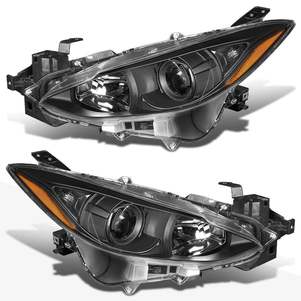 Full LED Halo Projector Headlights for Peterbilt 359 (1967–1987)