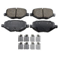 Akebono ProAct Rear Disc Brake Pads for Ford Edge Flex Explorer Lincoln MKT MKX (2007–2020)