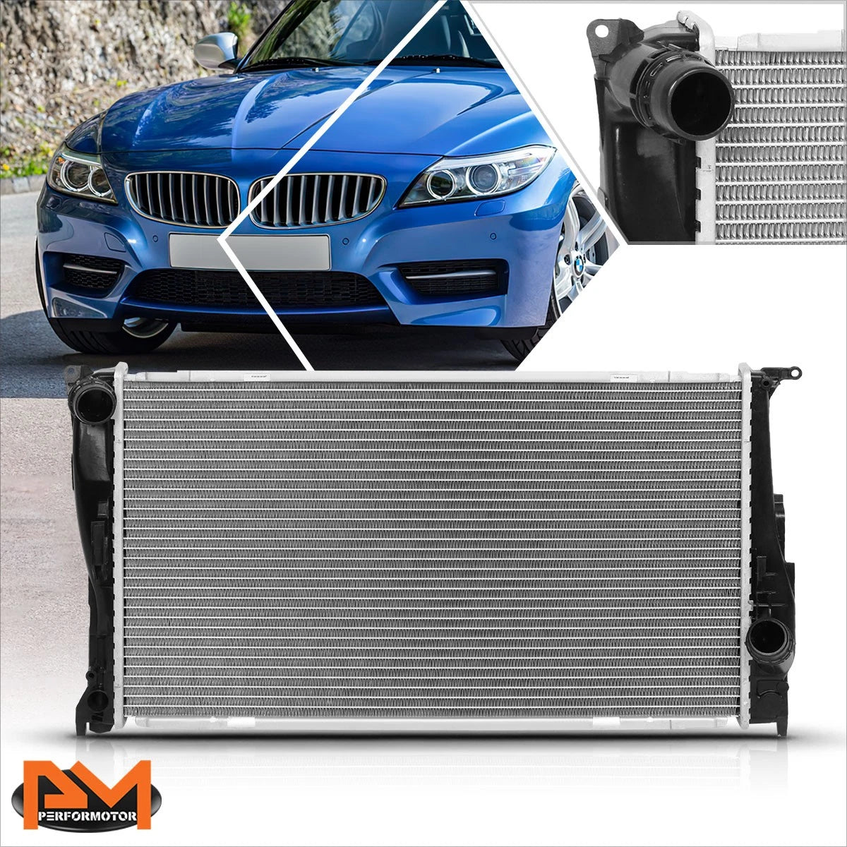 Aluminum Core Radiator DPI-2973 for BMW 1 Series M/335/Z4 3.0L (2007–2016)
