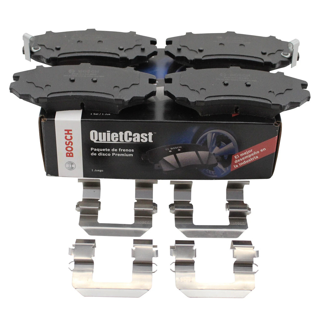 Set of 4 Bosch QuietCast Front Ceramic Brake Pads for Hyundai Sonata (2011–2019)