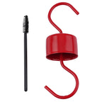 Red Metal Moat for Hummingbird Feeder with Additional Hooks