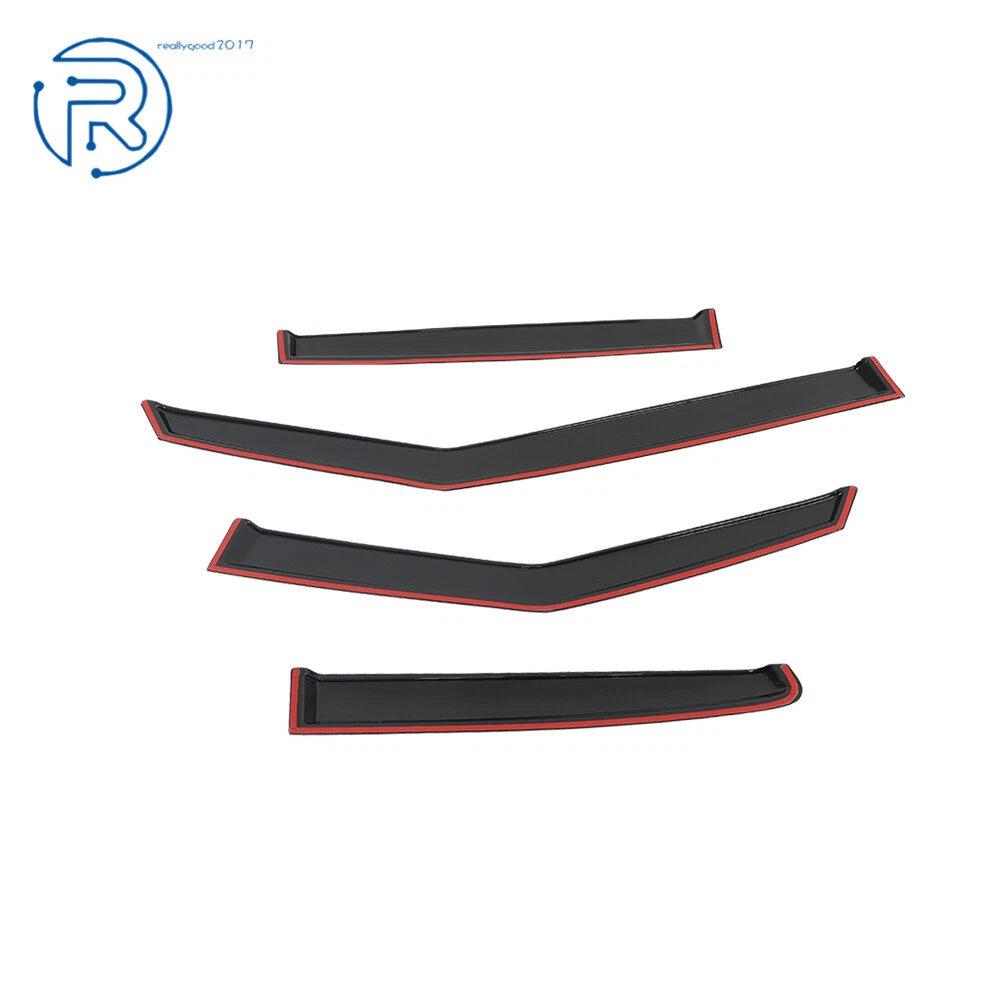 Smoke Side Window Vent Visors for Hyundai Veloster (2011-2017)