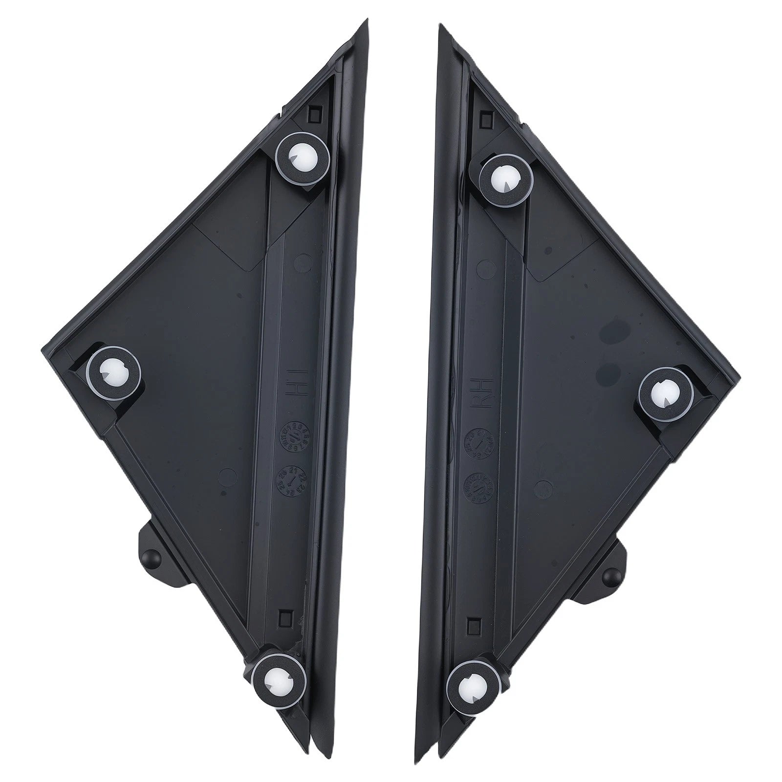 Fender Corner Mirror Trim for Fiat 500 (2012–2019) Flag Applique Matte