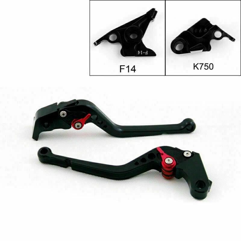 Long Brake Clutch Lever for Kawasaki ZX-6/ZZR600 ZX9R ZXR400 ZZR Z750S ER-5 (1990–2009)