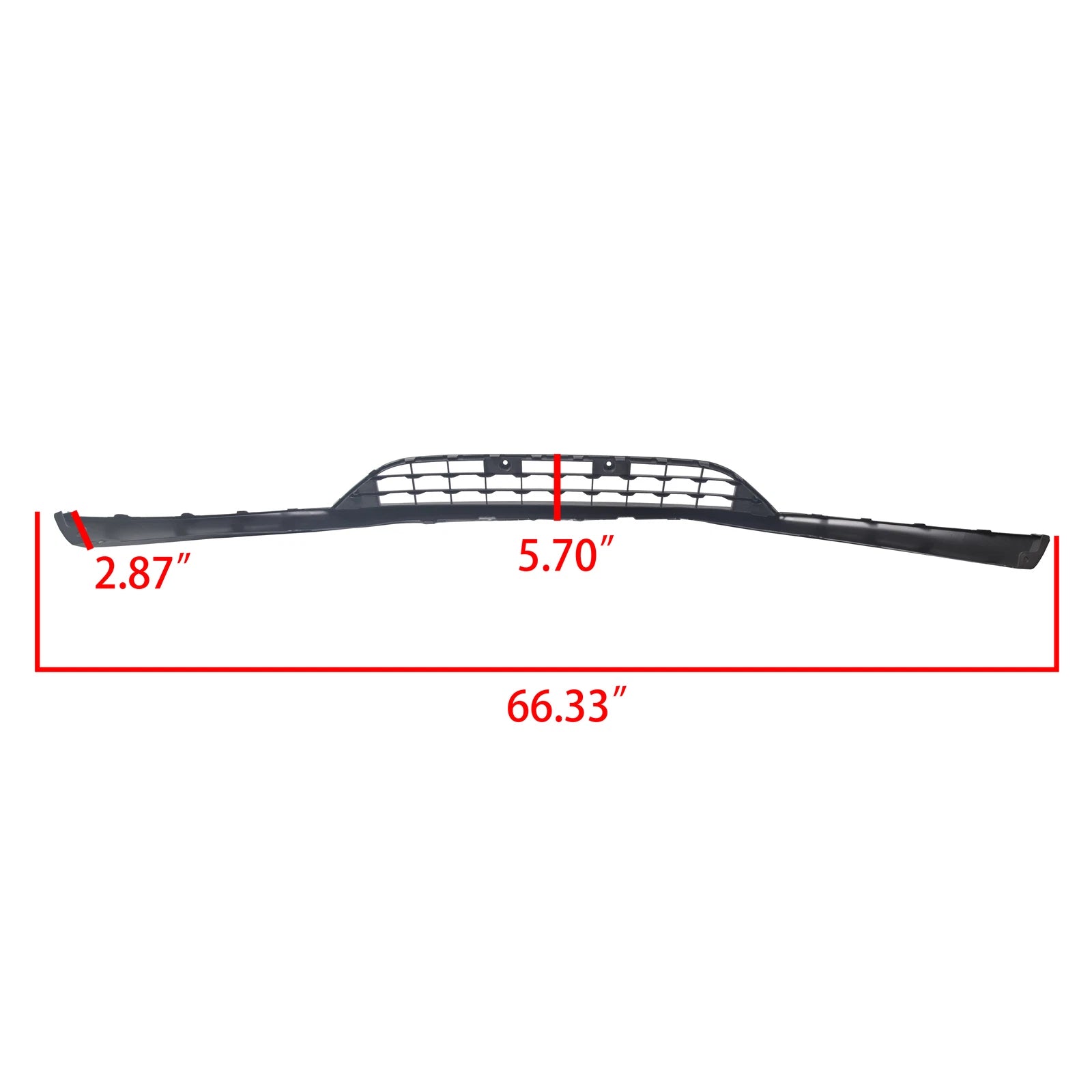 Front Bumper Lower Valance Panel Grill for Ford Focus (2015–2018) F1EZ17626A