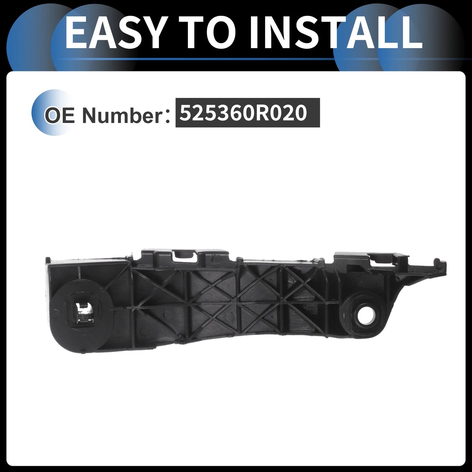 Left Front Bumper Retainer Bracket No. 525360R020 for Toyota RAV4 (2006–2012)