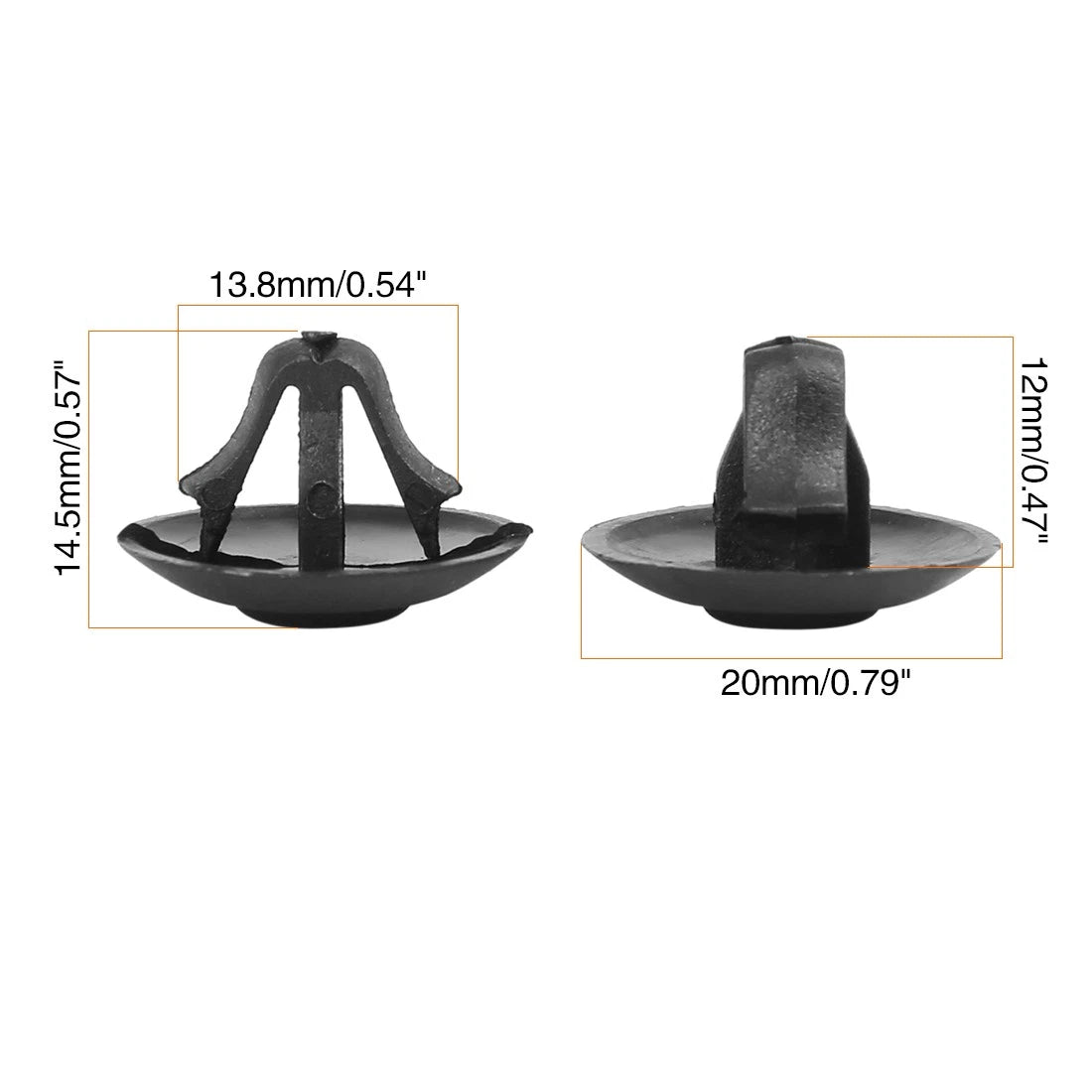 20pcs Hood Insulation Pad Clip Retainer for Mercedes C E S Class (2000–2023) A0019880325