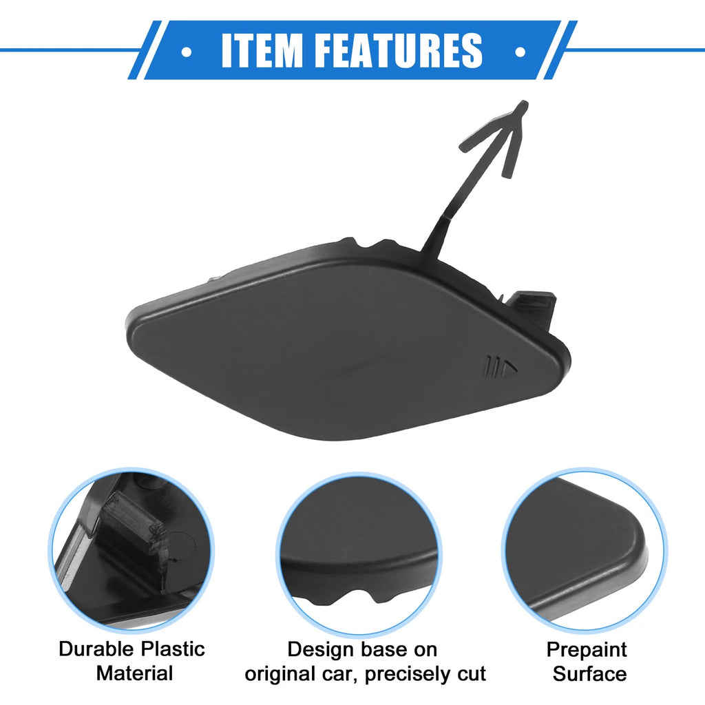Tow Hook Eye Hole Cover Cap for Mercedes-Benz ML 550 (2006–2011) Black