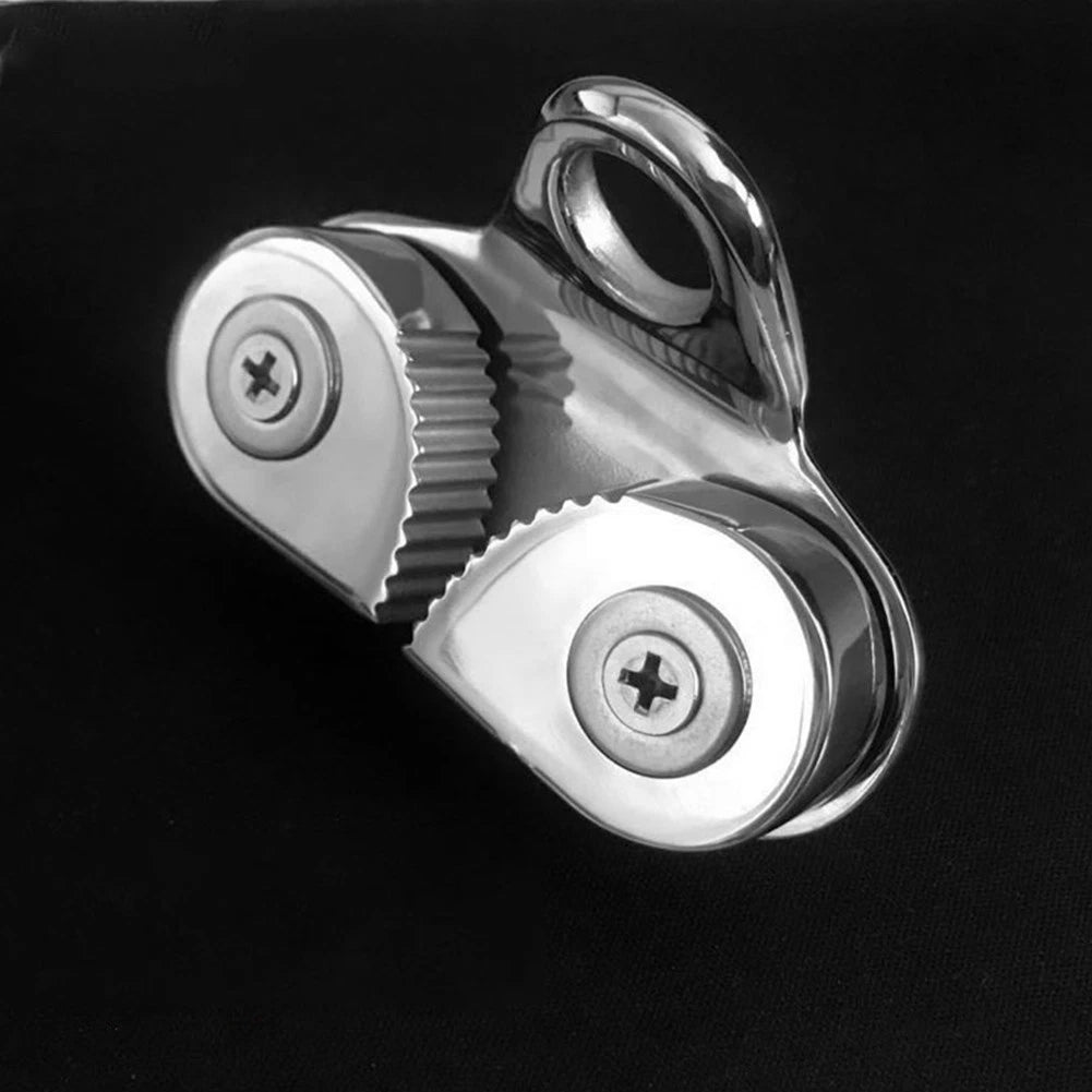 Stainless Steel Cam Cleat Fairlead for Marine Sailing (Kayak Canoe)