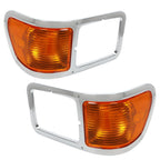 Headlight Bezel Corner Light Pair for Ford F650 F750 (2000–2015)