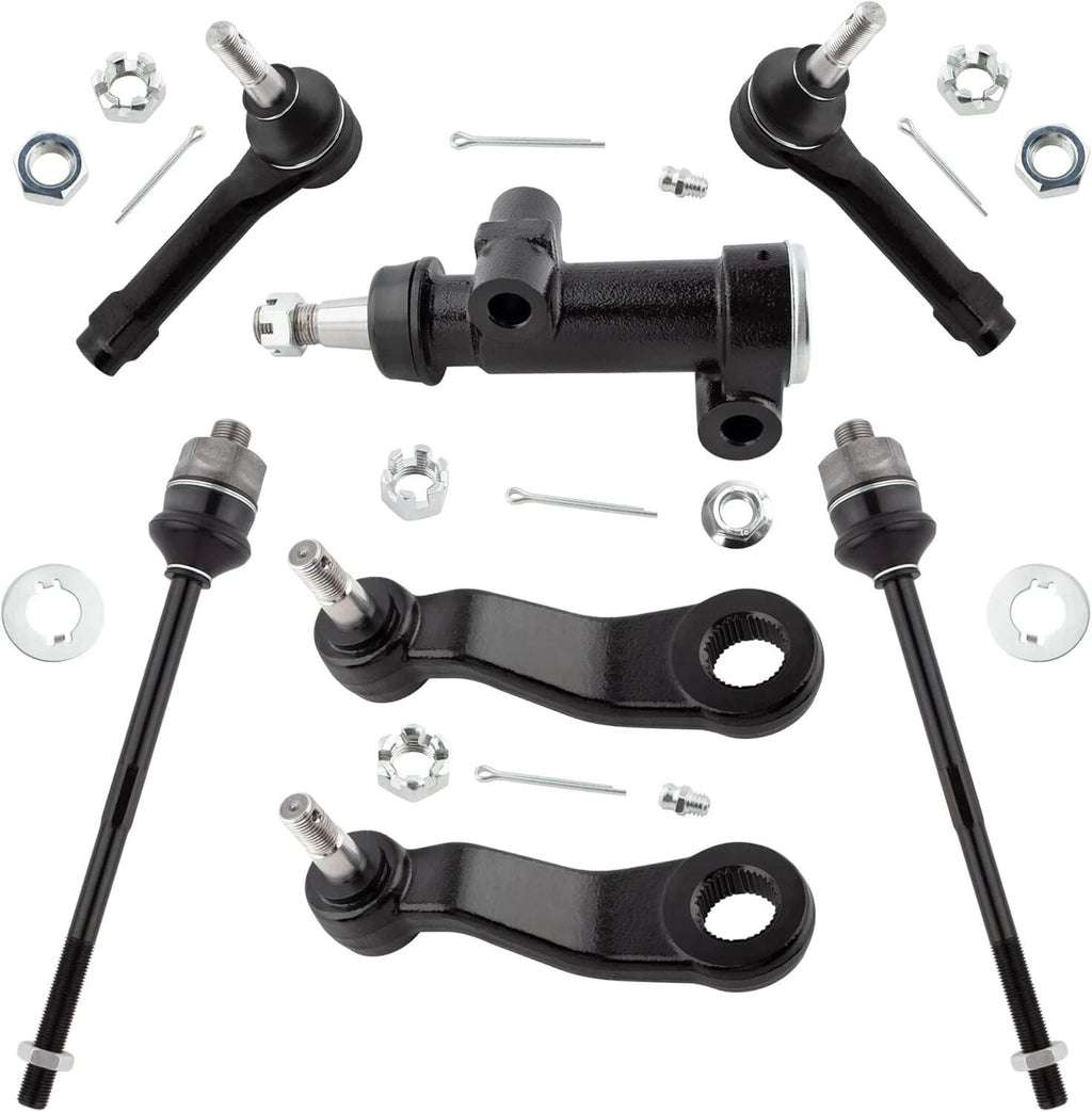 7PC Front Steering Tie Rod End Pitman Arm Idler Arm for 2001–2006 Chevy Tahoe