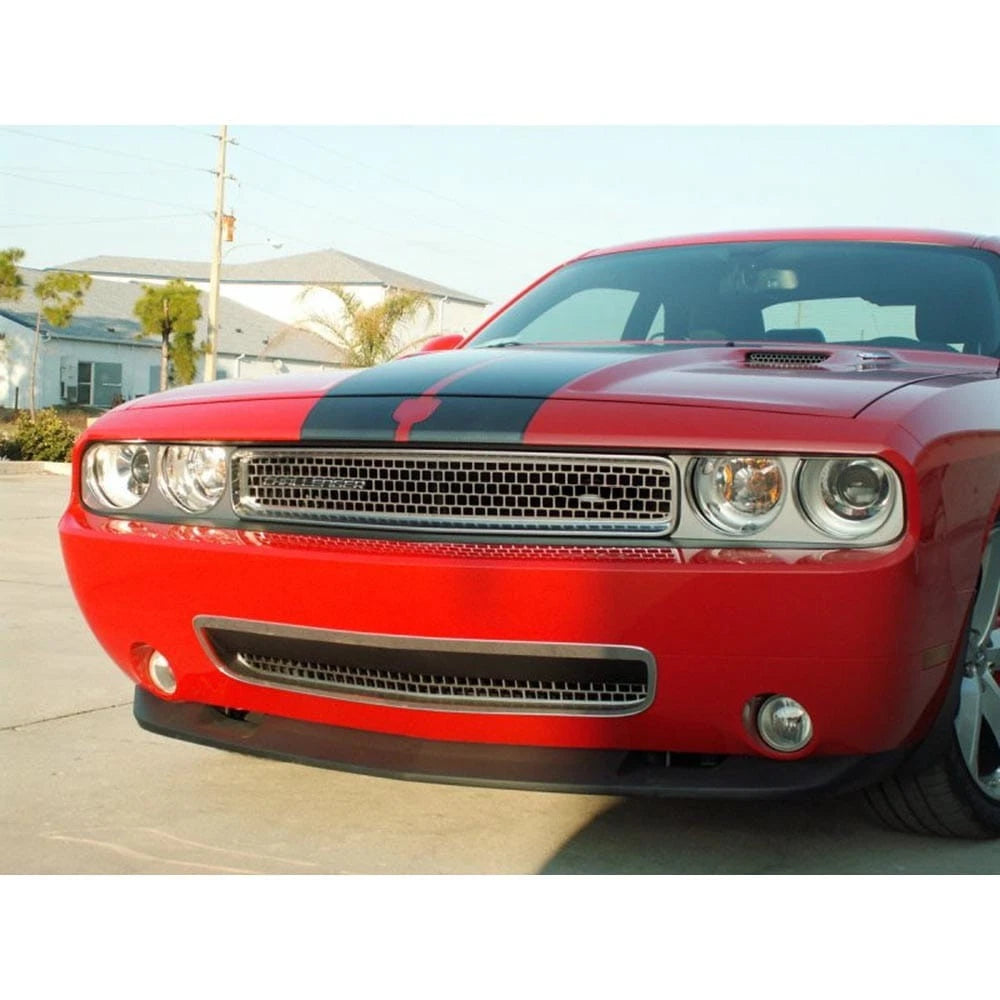 Brushed Stainless Steel Headlight Surrounds for 2008–2014 Dodge Challenger SRT8