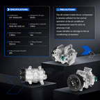 A/C Compressor for Toyota Corolla (2009–2010) & Scion xD (2008–2014)
