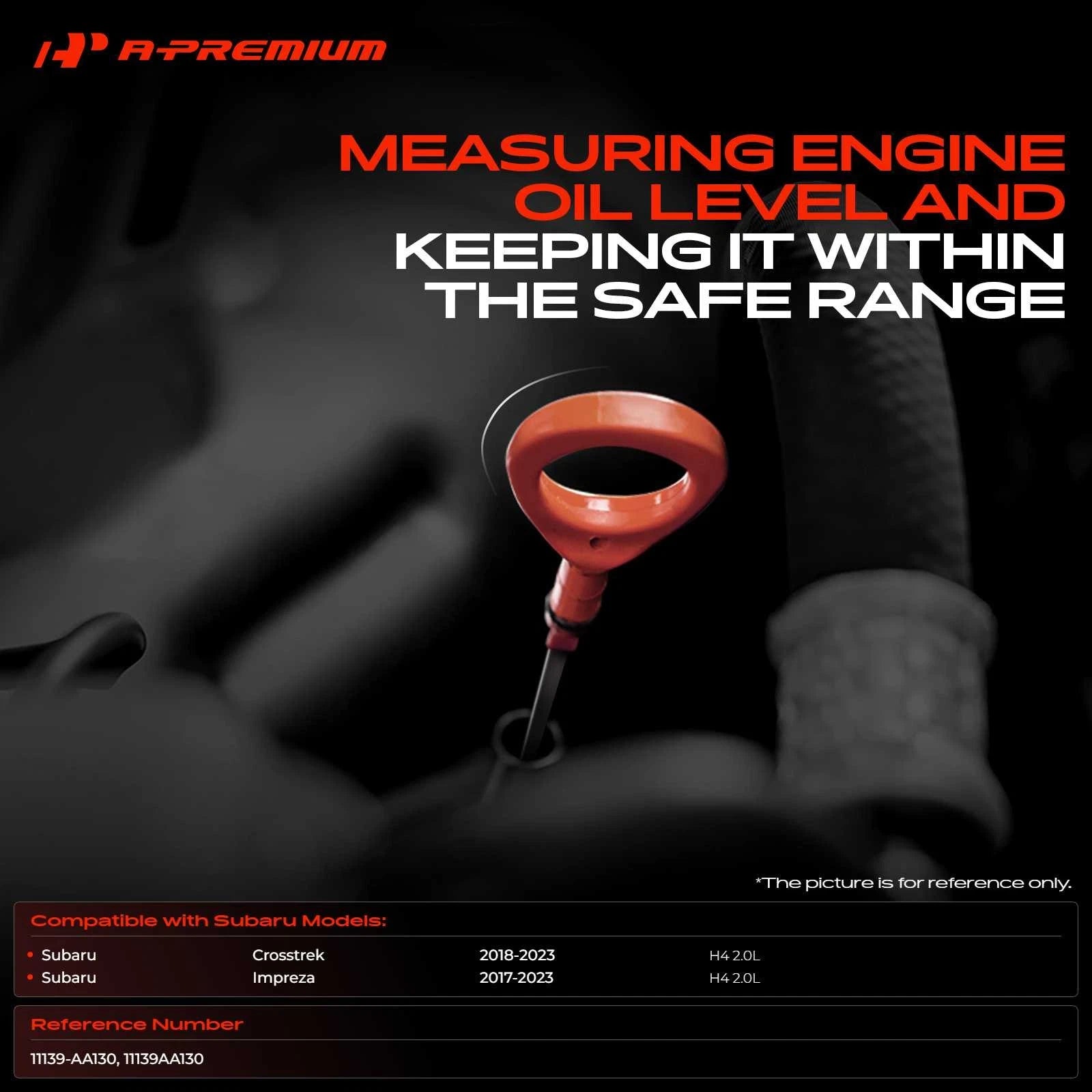 Engine Oil Dipstick for Subaru Impreza, Crosstrek (2017-2023)
