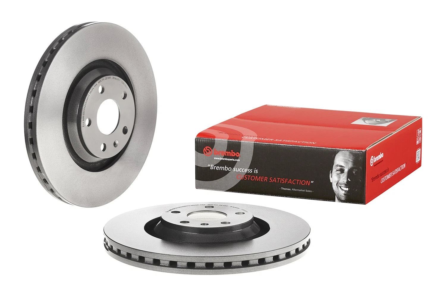 Brembo 340mm PVT Brake Disc Rotor for Audi TT TTS Quattro (2006–2015)