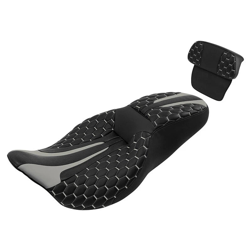 Seat Backrest Pad for Harley Street Glide (2014–2023) Black