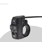 3in1 Waterproof Headlight Horn Indicator Light Switch for Motorcycle Scooter 12V
