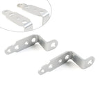 Universal Silver Headlight Rearview Mirror Bracket Extension