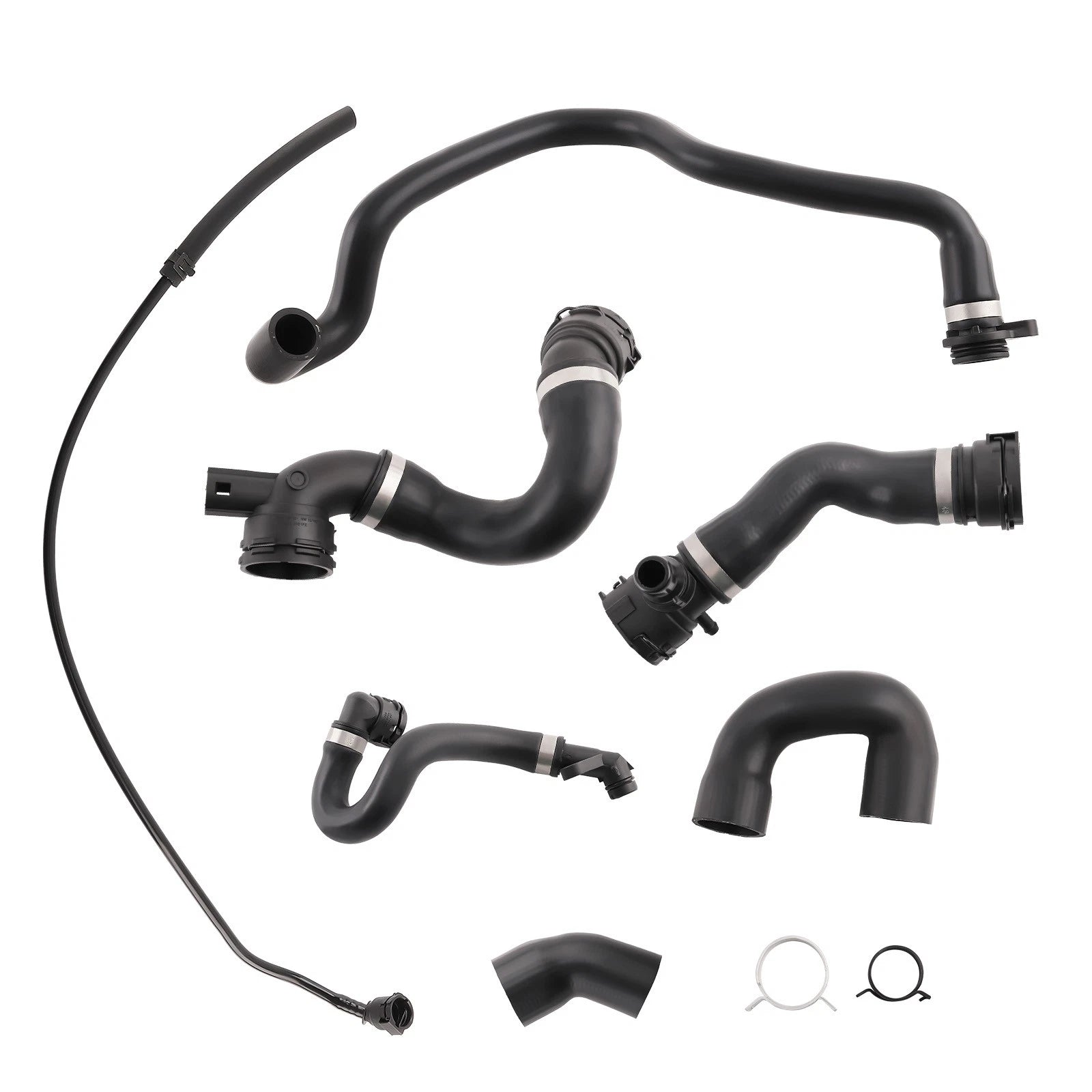 7 Hoses Radiator Coolant Pipe Kit for BMW E90 128i 328i N51 (2007–2011)