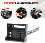 Car Stereo Wiring Harness with Fakra Antenna Adapter for VW Passat (2000–2015)
