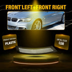 2X Clear Bumper Reflector Side Marker Light for BMW 3 Series E92 E93 (2007–2013)
