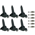 6X Ignition Coil & 6X Spark Plug for Toyota Sienna (2001–2006)